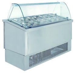 ΒΙΤΡΙΝΑ SNACK INOX MΕ ΜΟΤΕΡ