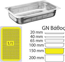 GASTRONOM ΔΟΧΕΙΟ ΔΙΑΤΡΗΤΟ 1/4-65 26Χ16