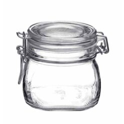 ΒΑΖΟ ΤΡΟΦΙΜΩΝ ΓΥΑΛΙΝΟ ΜΕ ΚΛΙΠΣ 0,5lt