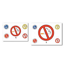 ΠΙΝΑΚΙΔΑ NO SMOKING 2 ΟΨΕΩΝ 8Χ5cm