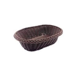 ΨΩΜΙΕΡΑ RATTAN ΟΒΑΛ ΚΑΦΕ 24Χ16cm