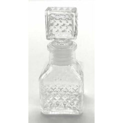 ΦΙΑΛΗ ΜΙΝΙ ΓΥΑΛ.ΤΕΤΡΑΓΩΝΗ+ΠΩΜΑ 50ml
