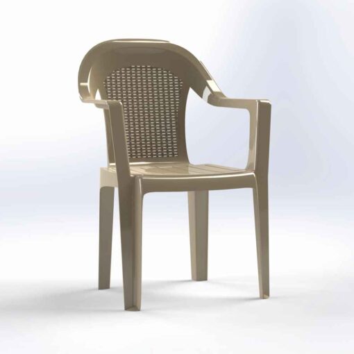 ΠΟΛΥΘΡΟΝΑ POLYM. ΧΡΩΜ. 63Χ58Χ90cm - Image 2