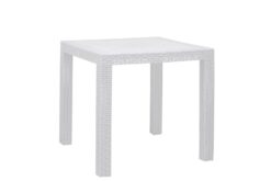 ΤΡΑΠΕΖΙ RATTAN ΤΕΤΡΑΓ. 80Χ80Χ75cm ΧΡΩΜ.