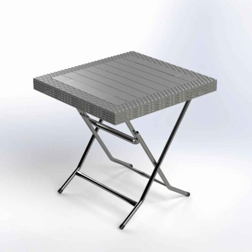 ΤΡΑΠΕΖΙ RATTAN ΤΕΤΡ. ΣΠΑΣ.80X80X75c ΧΡΩΜ. - Image 3