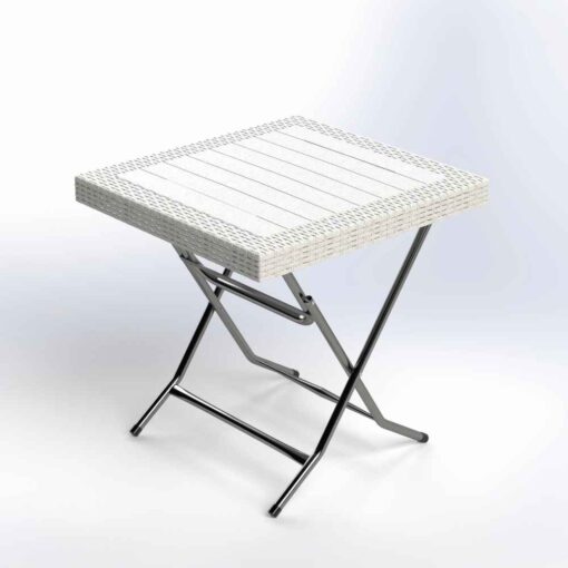 ΤΡΑΠΕΖΙ RATTAN ΤΕΤΡ. ΣΠΑΣ.80X80X75c ΧΡΩΜ. - Image 4