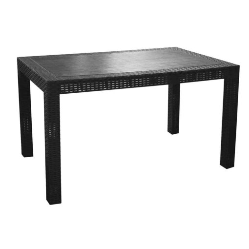 ΤΡΑΠΕΖΙ RATTAN ΟΡΘΟΓ.75X80X135c ΧΡΩΜ. - Image 2