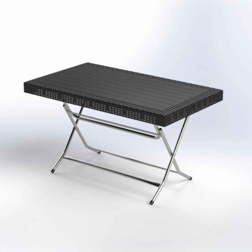 ΤΡΑΠΕΖΙ RATTAN ΟΡΘΟΓ. ΣΠΑΣ.75Χ80Χ135c ΧΡΩΜ. - Image 3