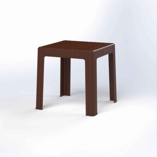 ΤΡΑΠΕΖΙ ΤΕΤΡΑΓ.RATTAN 42Χ42Χ43cm ΧΡΩΜ. - Image 3