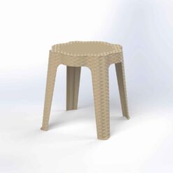 ΤΡΑΠΕΖΙ ΣΤΡΟΓΓΥΛΟ RATTAN Φ40Χ43cΧΡΩΜ.