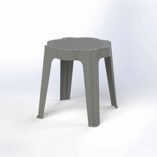 ΤΡΑΠΕΖΙ ΣΤΡΟΓΓΥΛΟ RATTAN Φ40Χ43cΧΡΩΜ. - Image 4