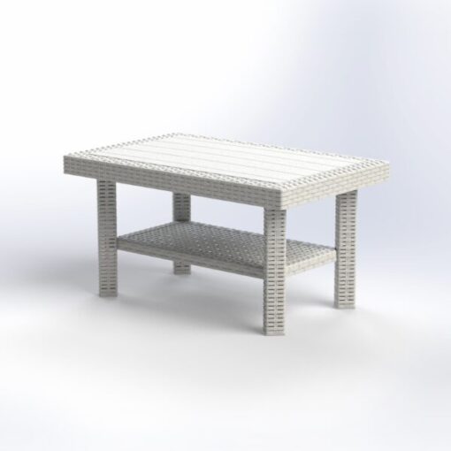 ΤΡΑΠΕΖΙ RATTAN ΟΡΘΟΓ.55X85X45cm ΧΡΩΜ. - Image 4