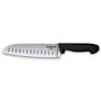 ΜΑΧΑΙΡΙ SANTOKU ΜΑΥΡΗ ΛΑΒΗ 18cm