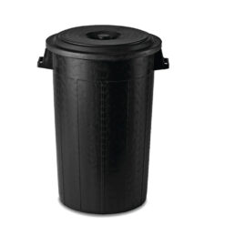 ΚΑΔΟΣ ΑΠ.ΜΑΥΡΟΣ + ΚΑΠΑΚΙ 100lt Φ53Χ67cm