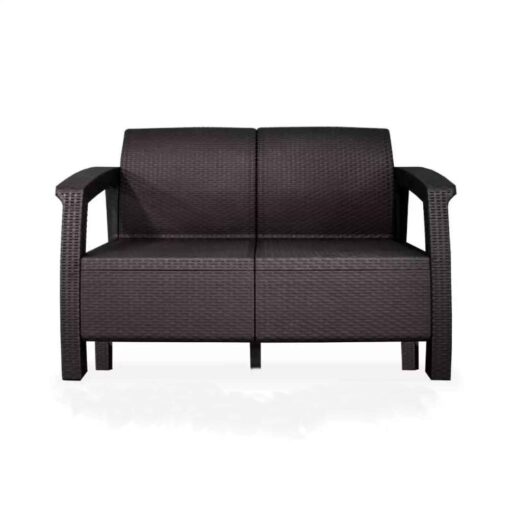 ΚΑΝΑΠΕΣ RATTAN 2ΘΕΣΙΟΣ ΧΡΩΜ.