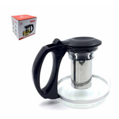ΚΑΦΕΤΙΕΡΑ ΓΥΑΛΙΝΗ ΜΕ INOX ΣΙΤΑ 1100ml