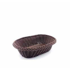 ΨΩΜΙΕΡΑ RATTAN ΟΒΑΛ ΚΑΦΕ 26Χ20cm
