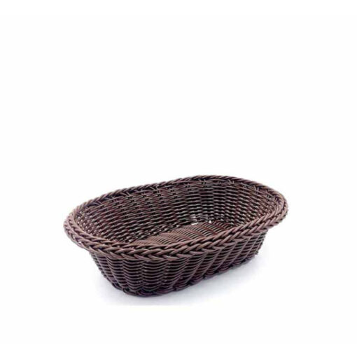 ΨΩΜΙΕΡΑ RATTAN ΟΒΑΛ ΚΑΦΕ 26Χ20cm
