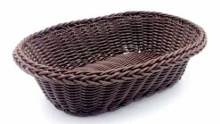 ΨΩΜΙΕΡΑ RATTAN ΟΒΑΛ ΚΑΦΕ 26Χ20cm