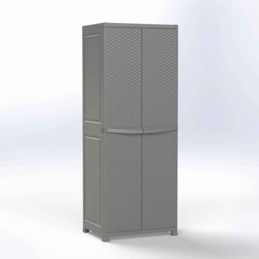 ΝΤΟΥΛΑΠΑ RATTAN 2ΠΛΗ 70Χ50Χ180cm ΧΡΩΜ