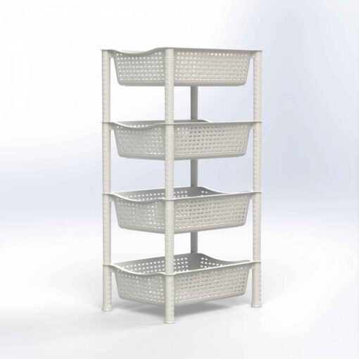 ΡΑΦΙΑ ΠΑΡΑ/ΜΟ RATTAN 4ΘΕΣ.ΧΡΩΜ.45Χ35Χ88