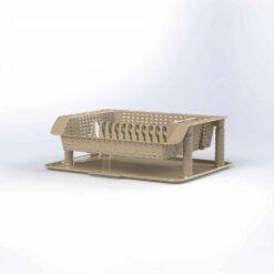 ΠΙΑΤΟΘΗΚΗ RATTAN + ΔΙΣΚΟ 58Χ41Χ17cm