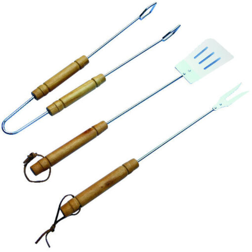 BBQ SET ΠΟΛΥΤΕΛΕΙΑΣ ΞΥΛΙΝΗ ΛΑΒΗ 3τ