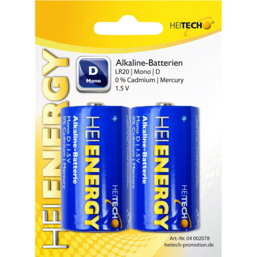 HEITECH ΑΛΚΑΛ. ΜΠΑΤΑΡΙΕΣ D ΜΕΓΑΛΕΣ 2τ