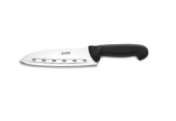 ΜΑΧΑΙΡΙ SANTOKU ΜΑΥΡΗ ΛΑΒΗ 19,5cm