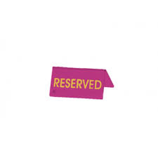 ΕΠΙΤΡ. RESERVED P/G ΦΟΥΞ.ΦΩΣΦ.10X5cm