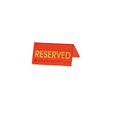 ΕΠΙΤΡ. RESERVED P/G ΠΟΡΤ.ΦΩΣΦ.10X5cm