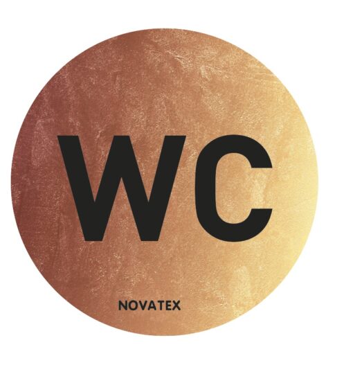 ΣΗΜΑ ΑΛΟΥΜΙΝΙΟΥ ΣΤΡΟΓ.ΚΑΦΕ WC Φ10cm