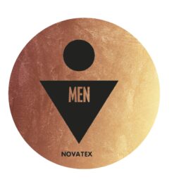 ΣΗΜΑ ΑΛΟΥΜ. ΣΤΡΟΓ. ΚΑΦΕ MEN Φ10cm
