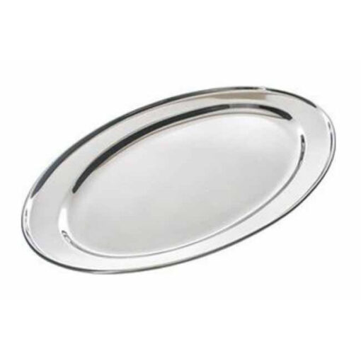 ΠΙΑΤΕΛΑ ΣΕΡΒΙΡΙΣΜ. INOX ΟΒΑΛ 30Χ19cm