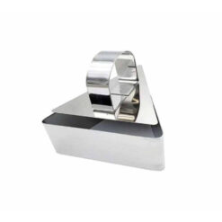 ΤΣΕΡΚΙ ΤΡΙΓΩΝΟ INOX ΜΕ ΠΙΕΣΤΗΡΑ