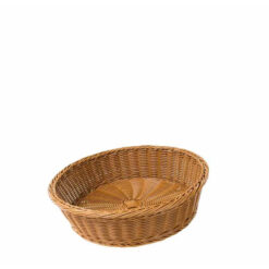 ΚΑΛΑΘΙ ΣΤΡΟΓΓΥΛΟ RATTAN 40Χ11cm