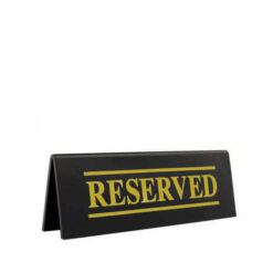 RESERVED P/G ΜΑΥΡΟ 15X5cm