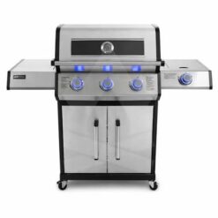 BBQ ΥΓΡΑΕΡΙΟΥ ΙΝΟΧ 3+1 13,5KW 132X59X121