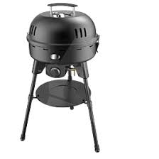 BBQ ΑΕΡΙΟΥ ΣΤΡΟΓΓΥΛΟ ΜΑΥΡΟ 62Χ59Χ98