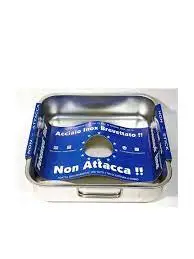 ΤΑΨΙ ΤΕΤΡΑΓΩΝΟ INOX 40Χ28cm